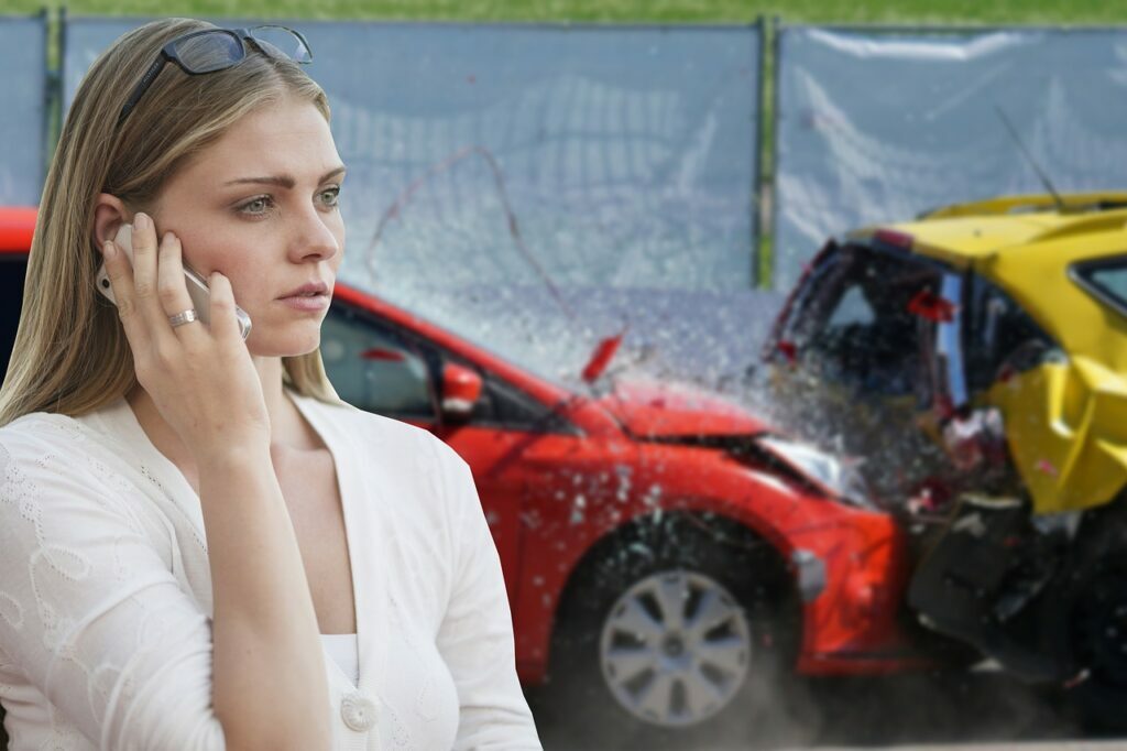 Car collision coverage
